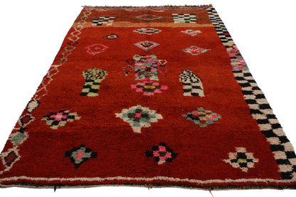 5 x 8 Vintage Moroccan Rug 20075