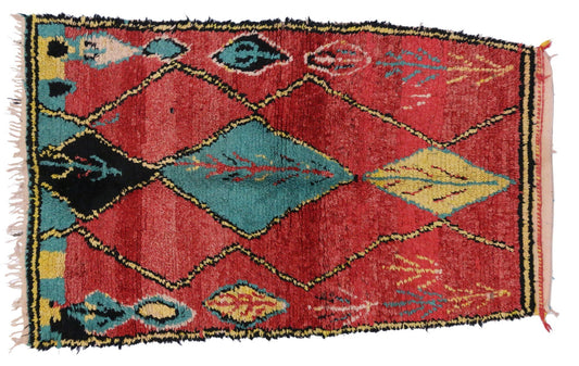 3 x 6 Vintage Moroccan Rug 20077