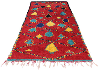 4 x 8 Vintage Moroccan Rug 20080