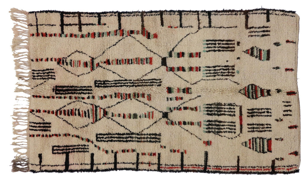 5 x 8 Vintage Moroccan Rug 20082