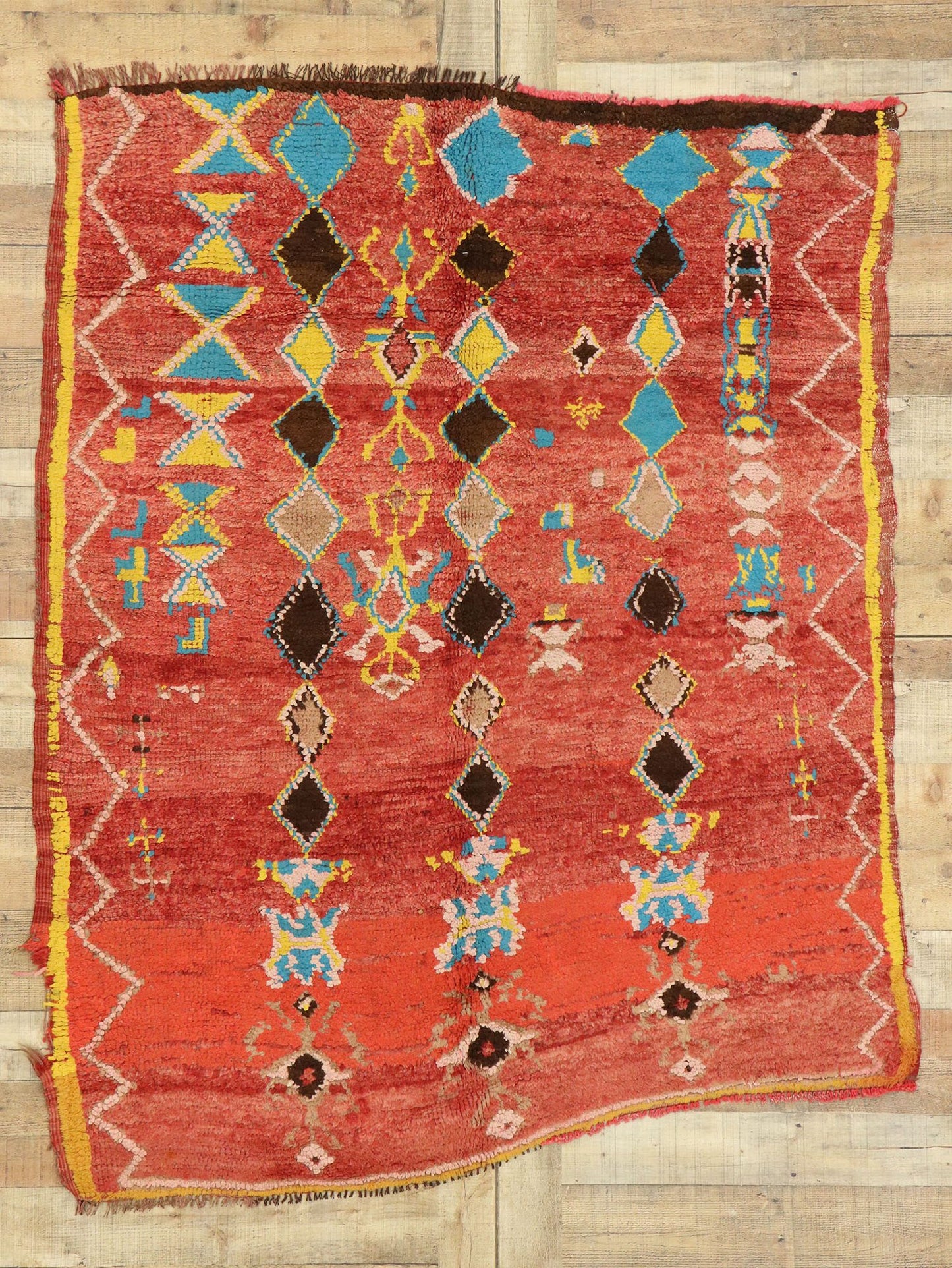 5 x 6 Vintage Moroccan Rug 20086