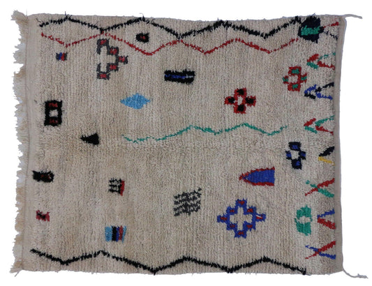 4 x 5 Vintage Moroccan Rug 20092
