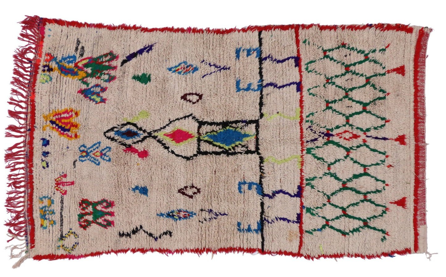 4 x 6 Vintage Moroccan Rug 20098