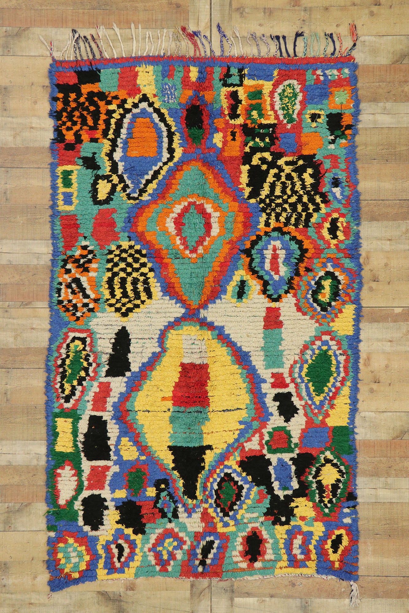 5 x 8 Vintage Moroccan Azilal Rug 20099