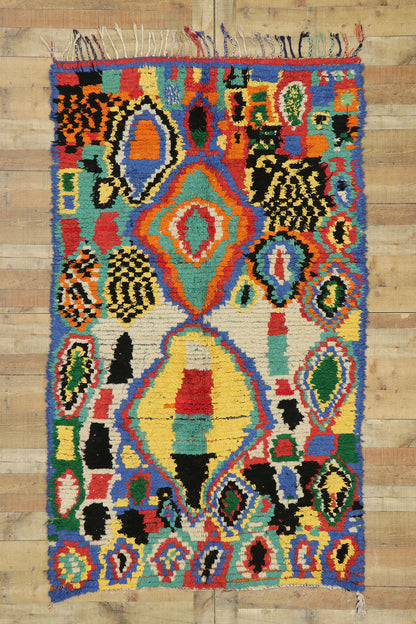 5 x 8 Vintage Moroccan Azilal Rug 20099