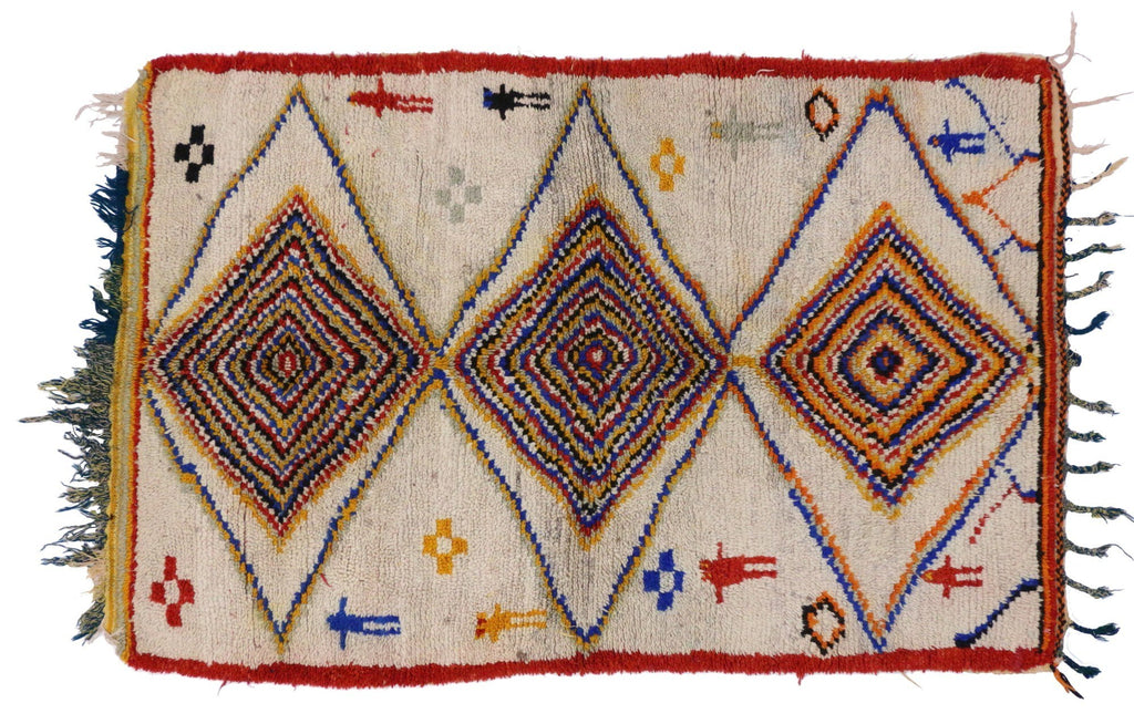 4 x 6 Vintage Moroccan Rug 20105