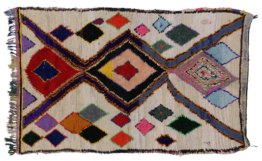 5 x 8 Vintage Moroccan Rug 20109