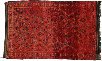 5 x 8 Vintage Berber Moroccan Rug 20113