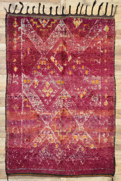6 x 9 Vintage Moroccan Rug 20115
