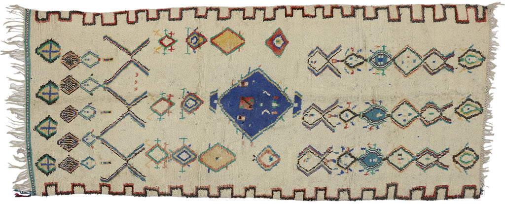 4 x 10 Vintage Berber Moroccan Azilal Rug 20136