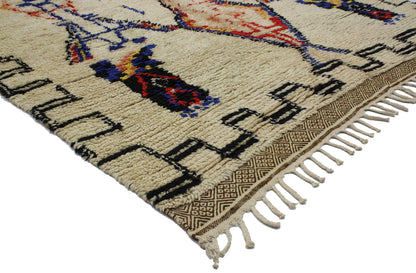5 x 10 Vintagde Moroccan Rug 20137