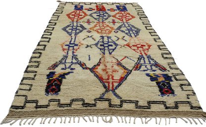 5 x 10 Vintagde Moroccan Rug 20137