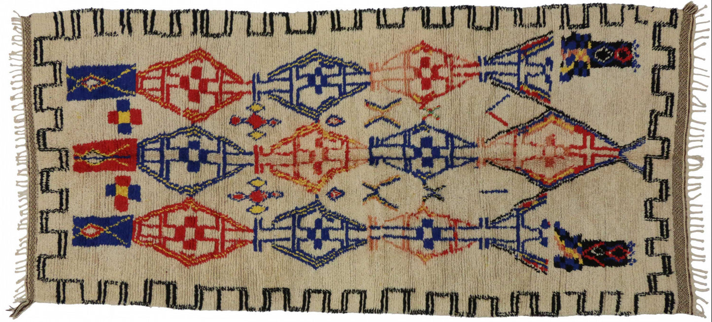 5 x 10 Vintagde Moroccan Rug 20137