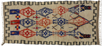 5 x 10 Vintagde Moroccan Rug 20137