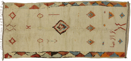 4 x 8 Vintage Moroccan Rug 20141