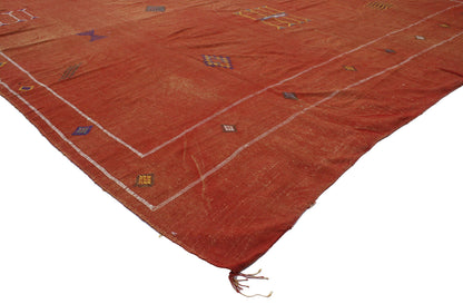 8 x 12 Moroccan Cactus Silk Kilim 20143
