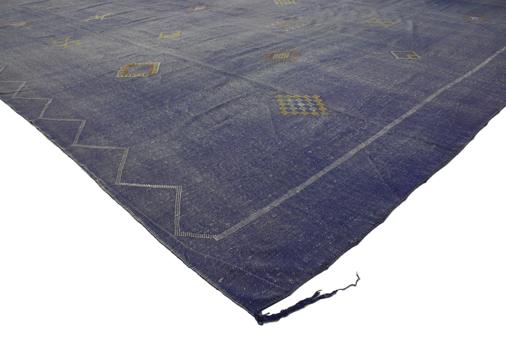 9 x 12 Moroccan Cactus Silk Kilim 20144