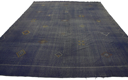 9 x 12 Moroccan Cactus Silk Kilim 20144