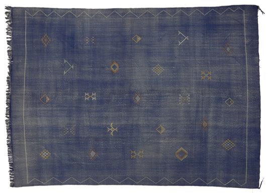 9 x 12 Moroccan Cactus Silk Kilim 20144