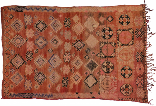 6 x 8 Vintage Moroccan Rug 20169