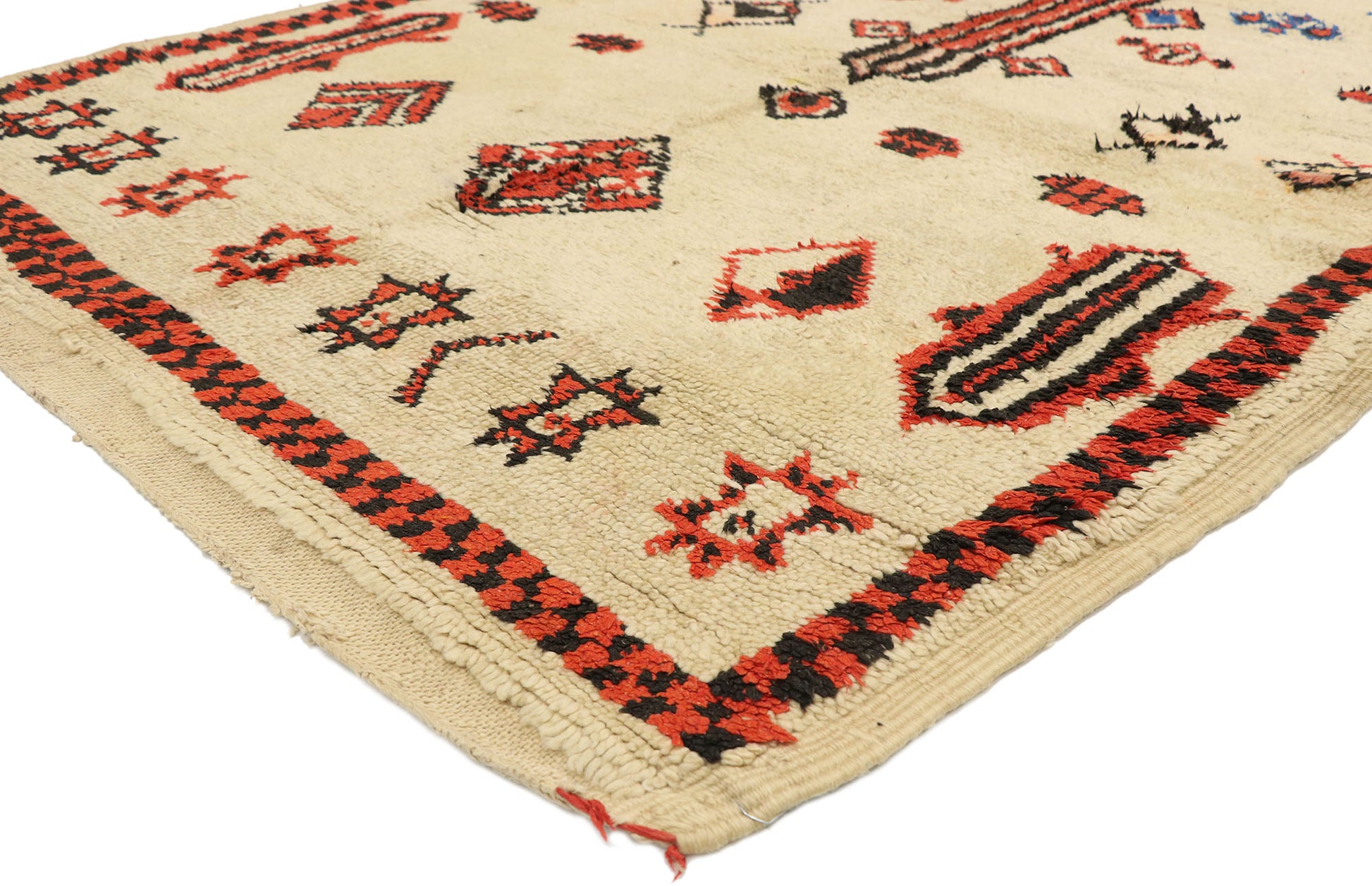 5 x 7 Vintage Moroccan Azilal Rug 20170