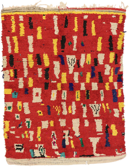 5 x 6 Vintage Moroccan Rug 20185