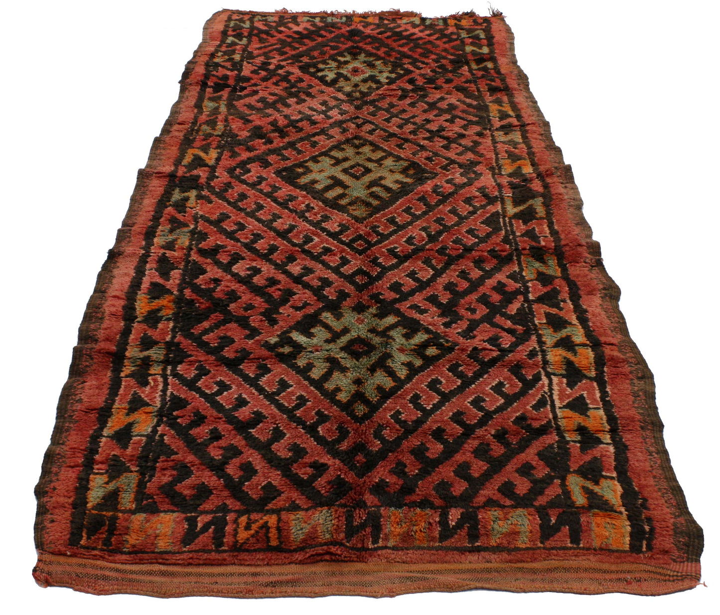 4 x 9 Vintage Moroccan Rug 20193