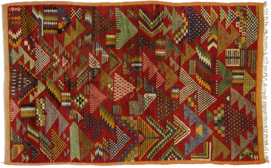 5 x 8 Vintage Moroccan Rug 20198