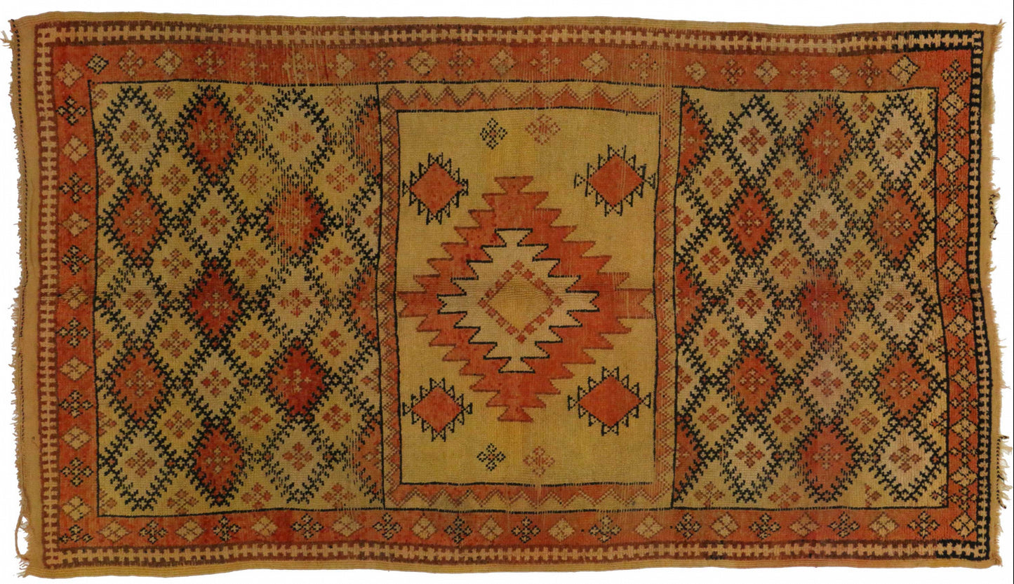 5 x 9 Vintage Moroccan Rug 20199