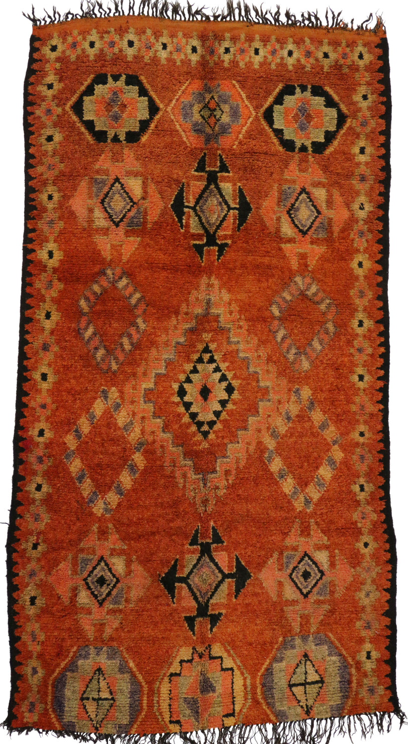6 x 11 Vintage Moroccan Rug 20207