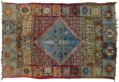 5 x 7 Vintage Moroccan Rug 20237