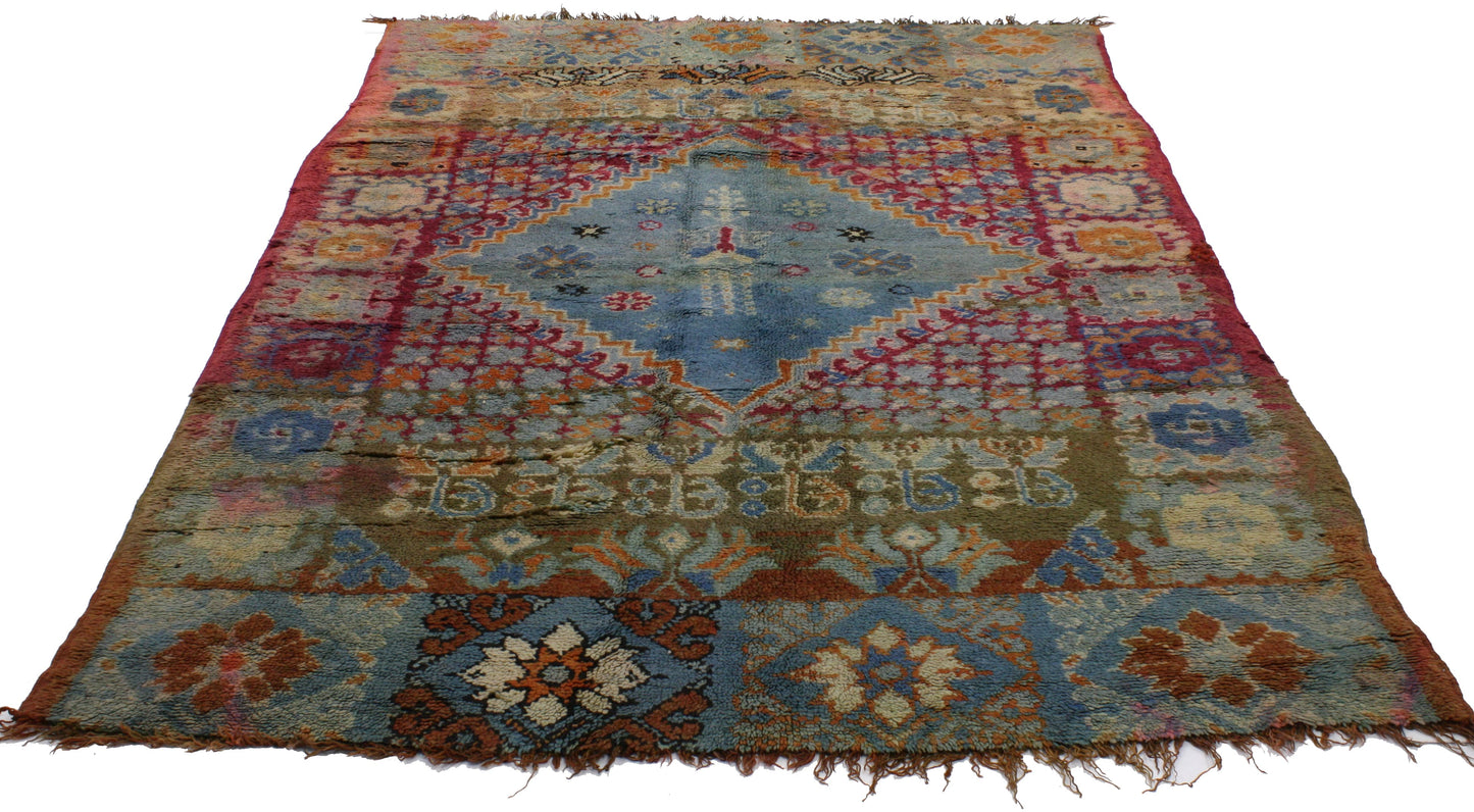 5 x 7 Vintage Moroccan Rug 20237