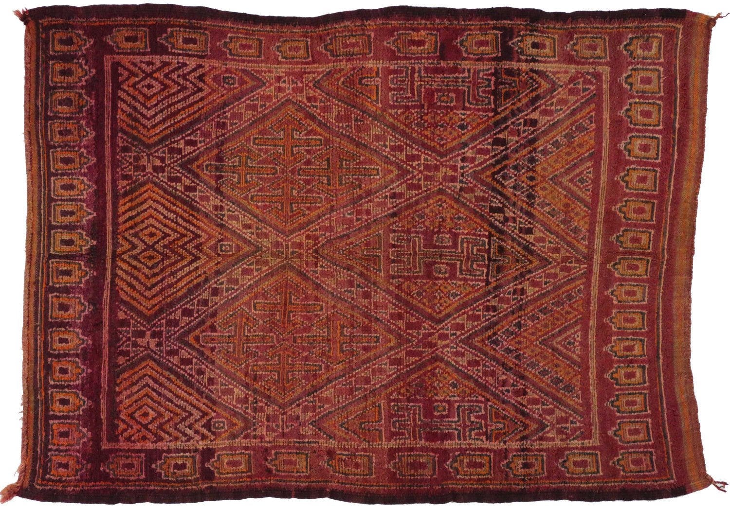 7 x 8 Vintage Moroccan Rug 20242