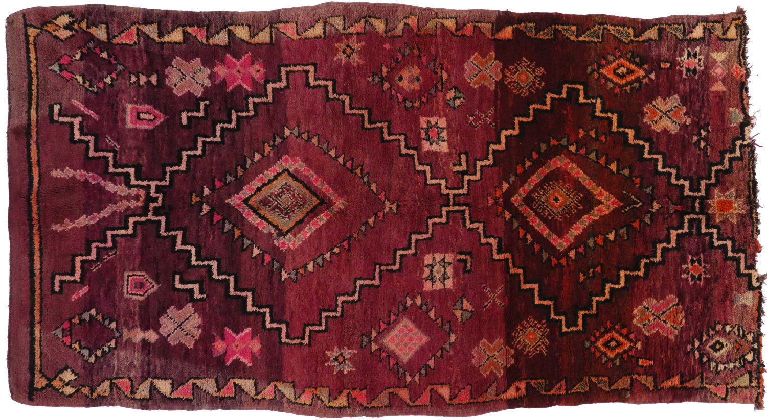 6 x 11 Vintage Moroccan Rug 20245
