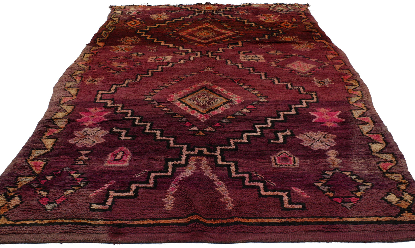 6 x 11 Vintage Moroccan Rug 20245