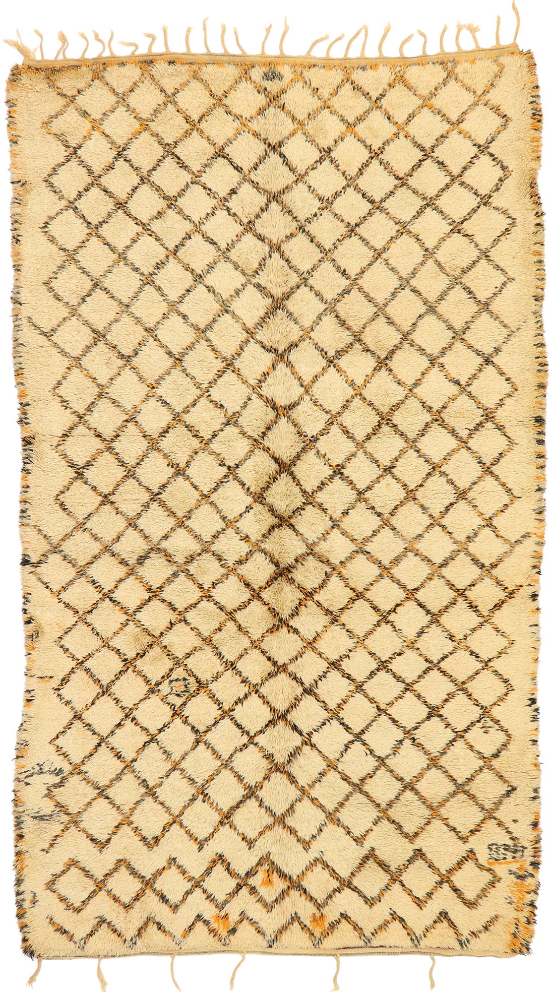 5 x 11 Vintage Beni Ourain Moroccan Rug 20246