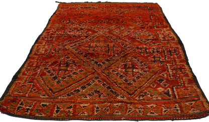 5 x 8 Vintage Moroccan Rug 20256