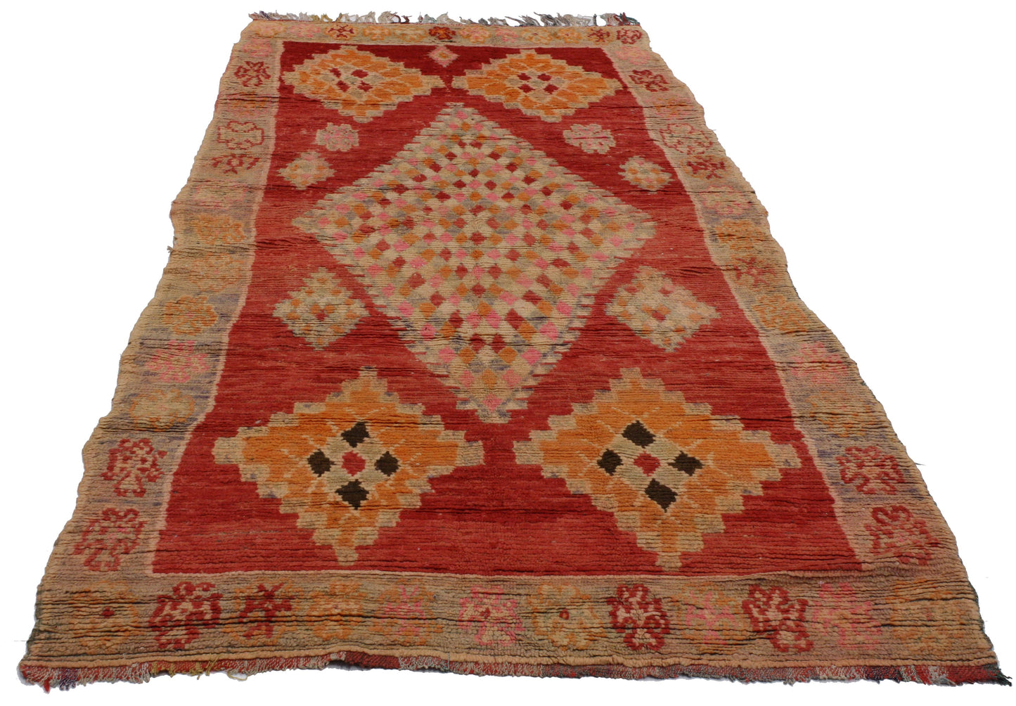 4 x 10 Vintage Moroccan Rug 20264