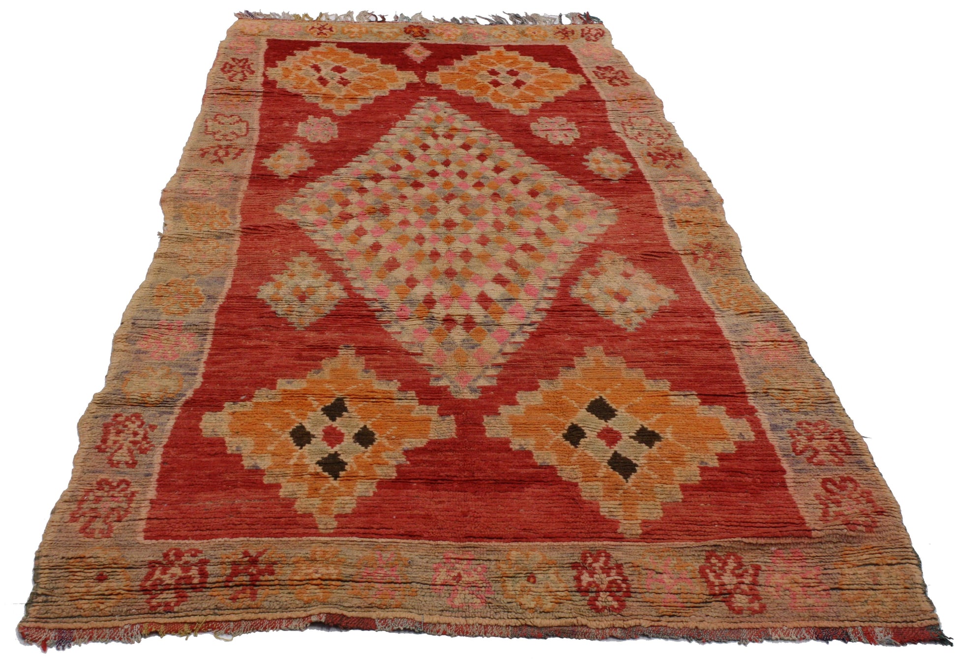 4 x 10 Vintage Moroccan Rug 20264
