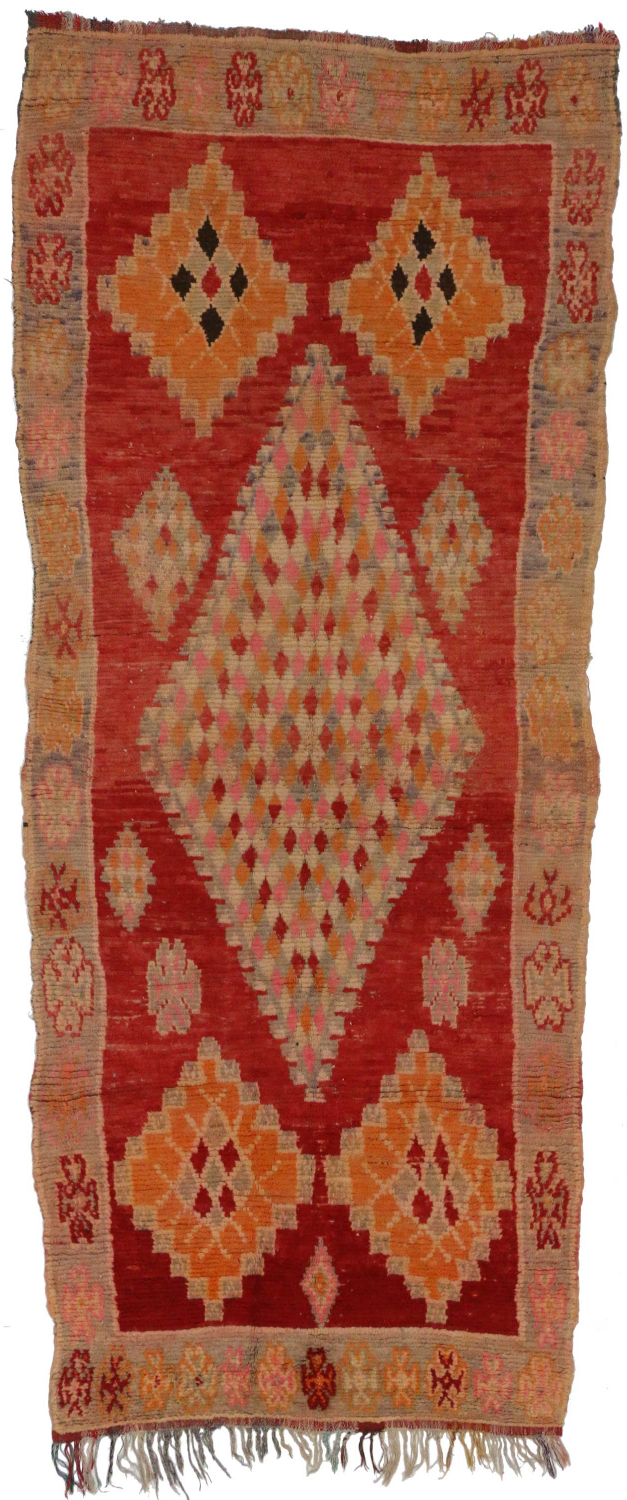 4 x 10 Vintage Moroccan Rug 20264