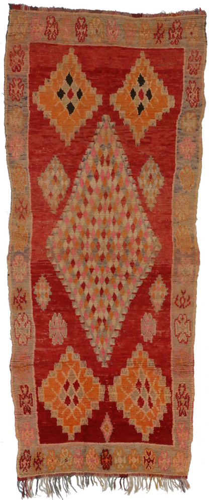 4 x 10 Vintage Moroccan Rug 20264