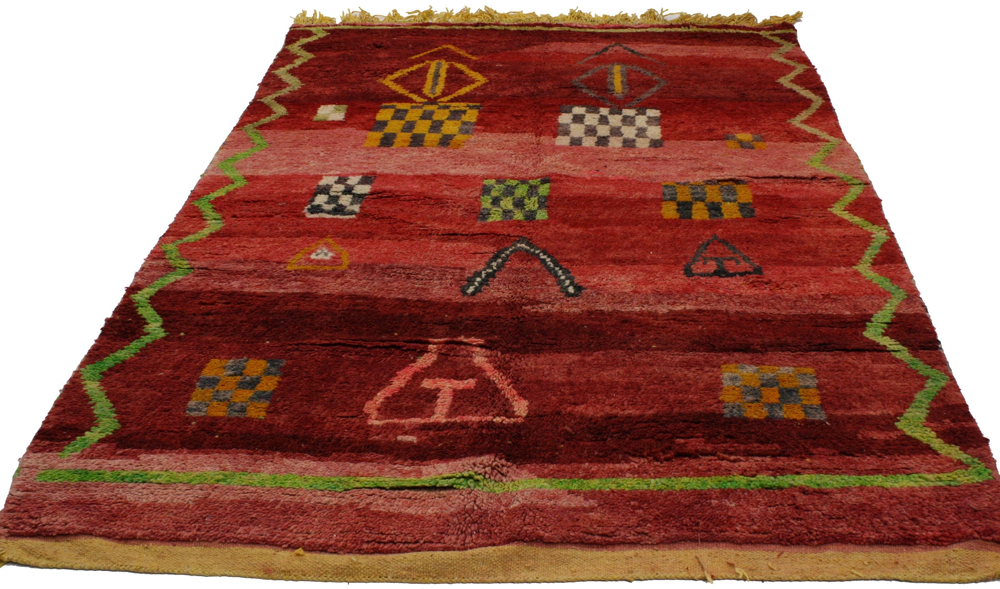 5 x 8 Vintage Moroccan Rug 20269