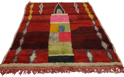 5 x 8 Vintage Moroccan Rug 20276