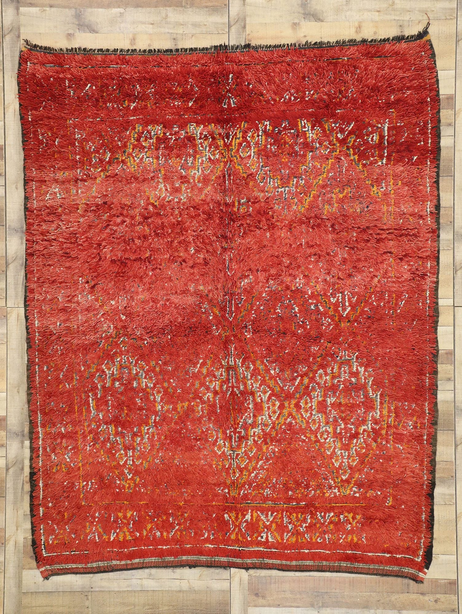7 x 9 Vintage Moroccan Rug 20280