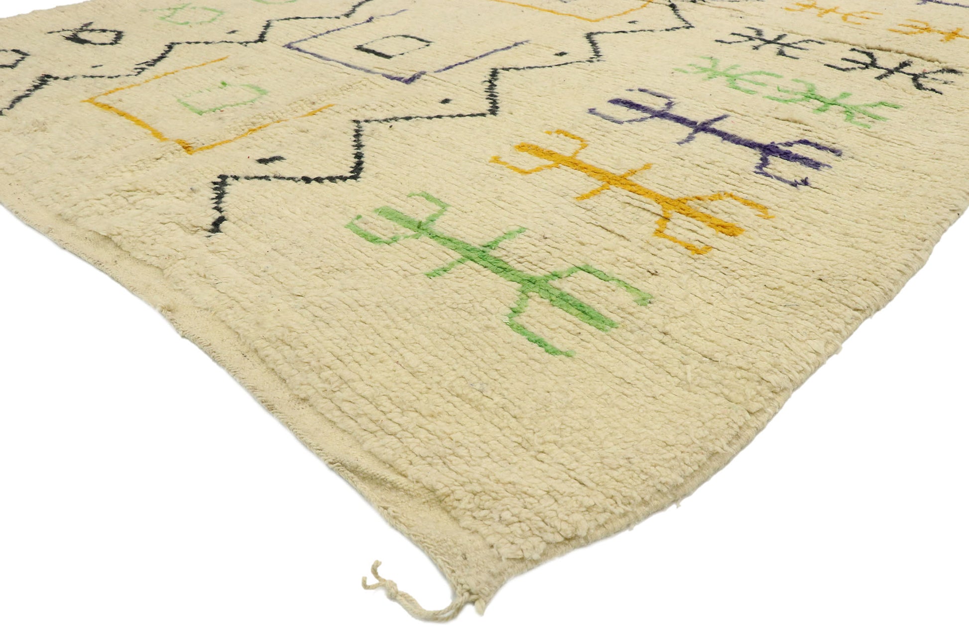 6 x 9 Vintage Moroccan Azilal Rug 20283