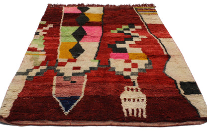 5 x 8 Vintage Moroccan Rug 20290