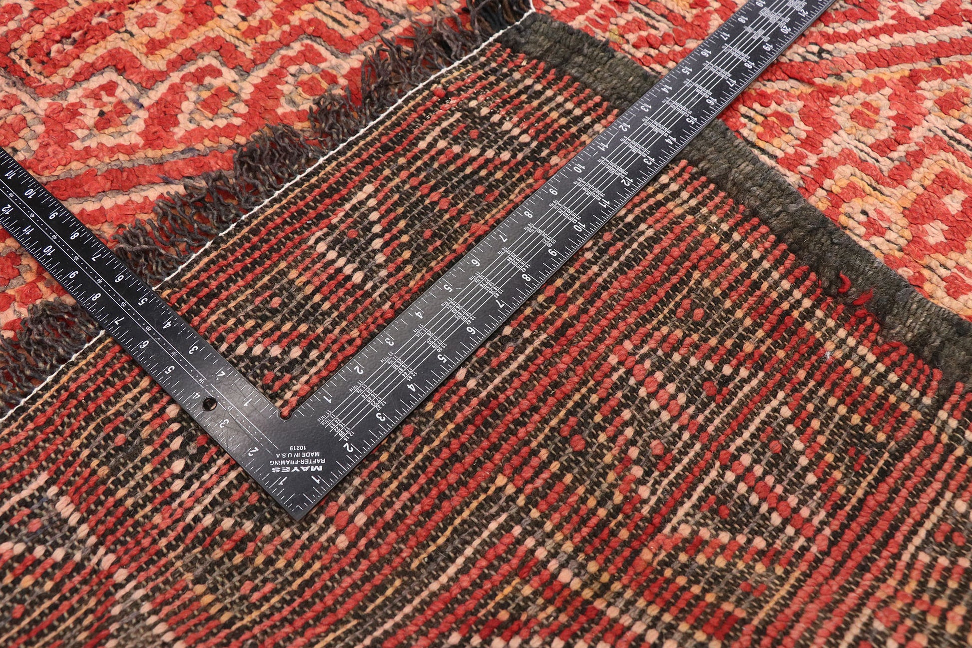 6 x 10 Vintage Red Beni MGuild Moroccan Rug 20295