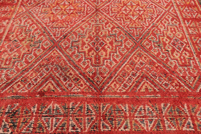 6 x 10 Vintage Red Beni MGuild Moroccan Rug 20295