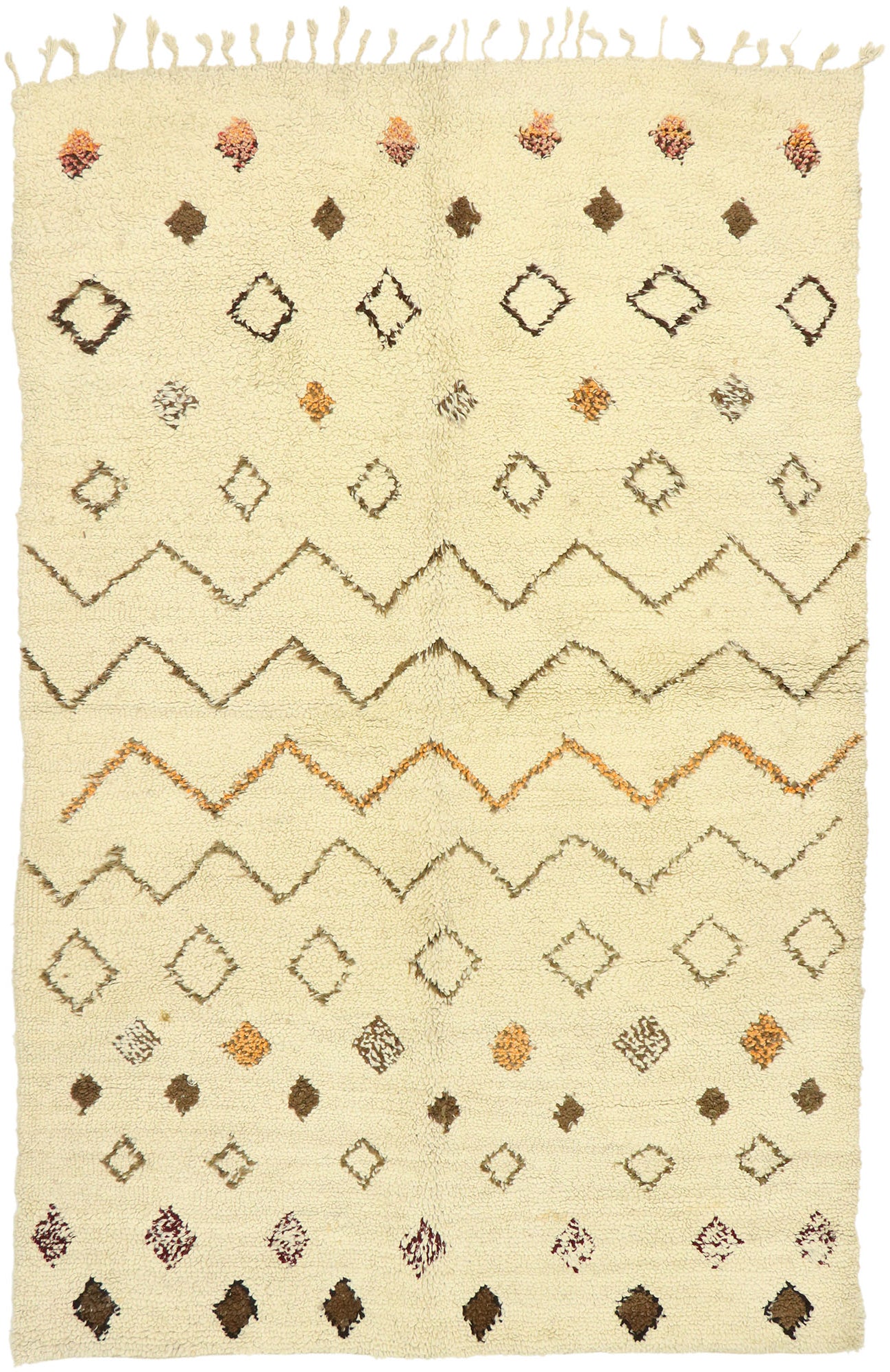 6 x 9 Vintage Moroccan Azilal Rug 20299