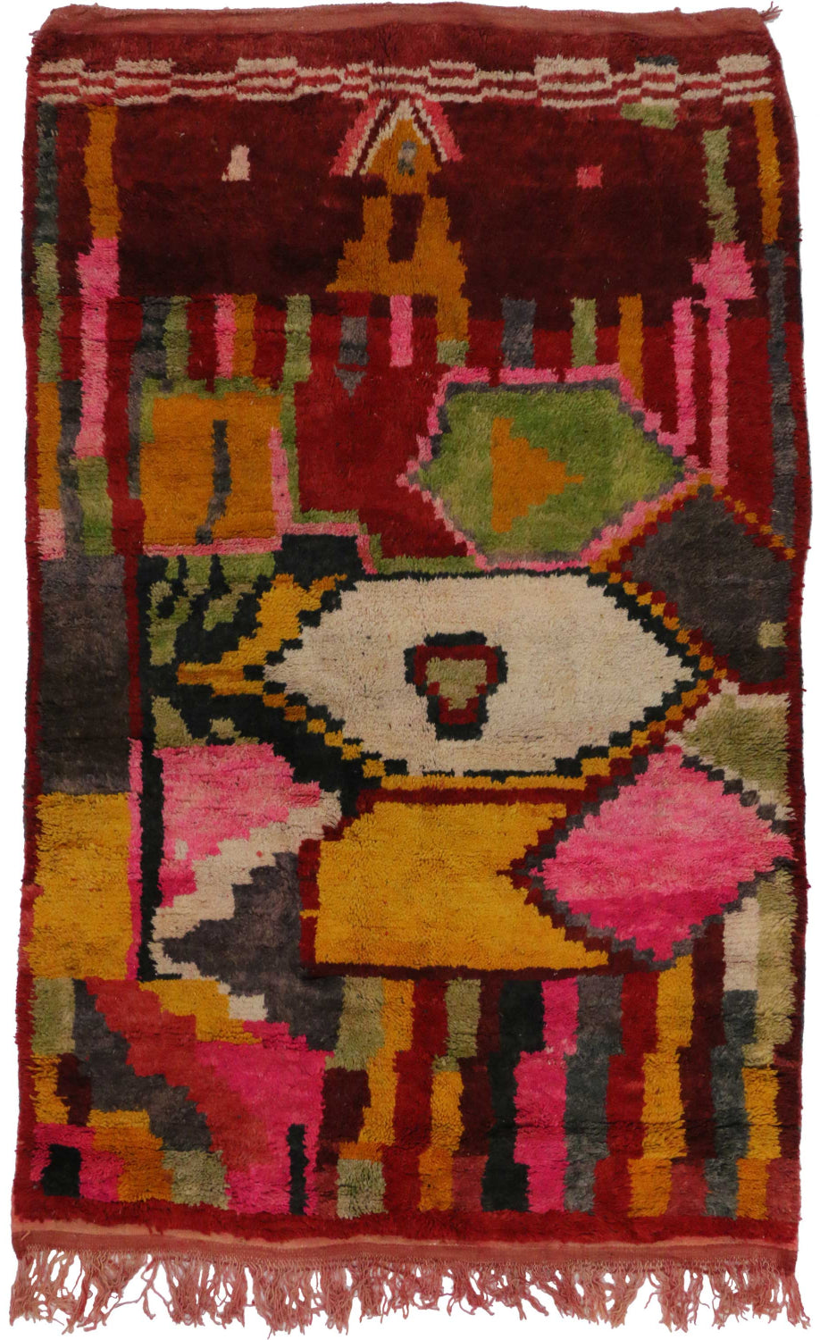 5 x 8 Vintage Moroccan Rug 20300